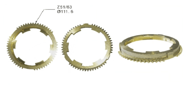 ME509502 SYNCHRONIZER RING SET FOR MITSUBISHI