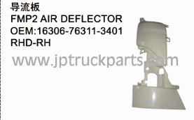 air deflector for hino 500 series truck1 deflector de aire انحراف الهواء