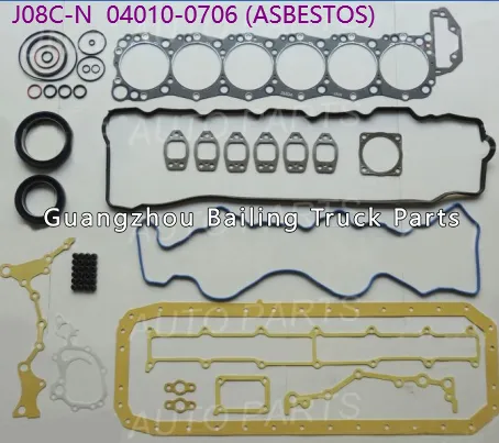 04010-0706 Overhaul Gasket for HINO J08C-N