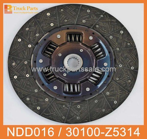 Clutch Disc NDD016 30100-Z5314 for UD TRUCKS FD6T