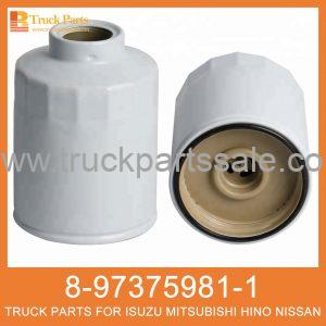 Specifications: Product Name: FUEL FILTER Part Number: 8-97375981-1 Engine: ISUZU DMAX