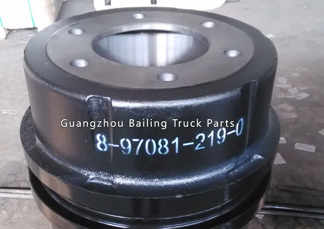 8-97081219-0 8970812190 TAMBOR de FRENO para el ISUZU NPR 4HF1 4HK1