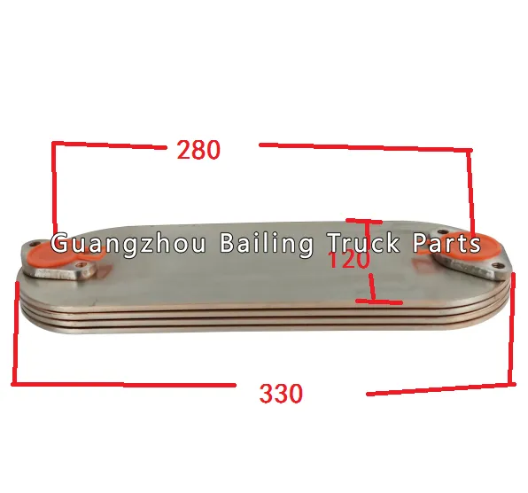 8-97334102-0 8973341020 OIL CCOLER CORE for ISUZU NKR NPR 4HF1