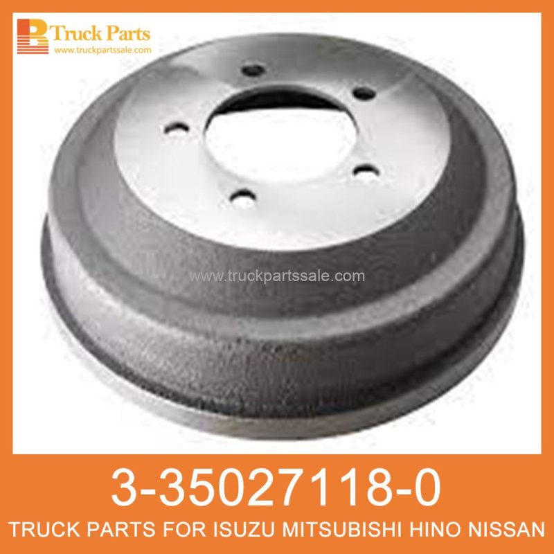 BRAKE DRUM 3-35027118-0 3350271180 for ISUZU TAMBOR DEL FRENO