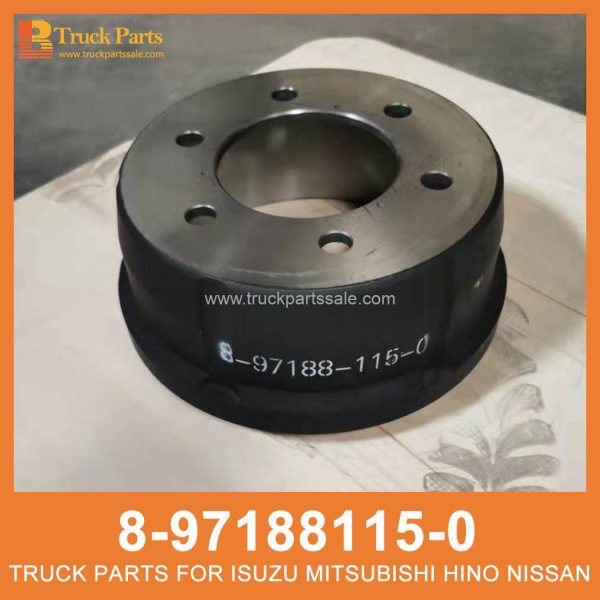 Truck Parts | Brake Drum 8-97188115-0 8971881150 for ISUZU