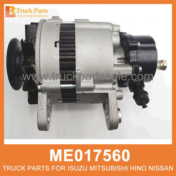 Alternator with Pump Single Belt Pulley 24V 30 Amp ME017560 ME017562 A5T70183 for Mitsubishi truck