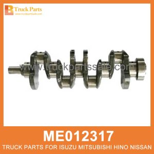 Assembly Crankshaft ME012317 ME012320 ME017152 for Mitsubishi truck Cigüeñal العمود المرفقي التجميع