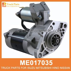Assembly Starter Motor Short Body 24V ME017035 M2T67871 M2T67872 for Mitsubishi truck Motor de arranque de ensamblaje المحرك المبتدئ في التجميع