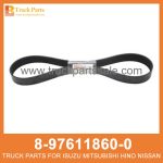 BELT COOLING FAN 8-97611860-0 1-87610106-0 8976118600 1876101060 8-97611-860-0 1-87610-106-0 for ISUZU FC Ventilador de enfriamiento del cintur??n