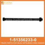 BOLT CENTER LEAF SPR RR 1-51356233-0 1513562330 1-51356-233-0 for ISUZU FTR Perno central de la hoja spr rr