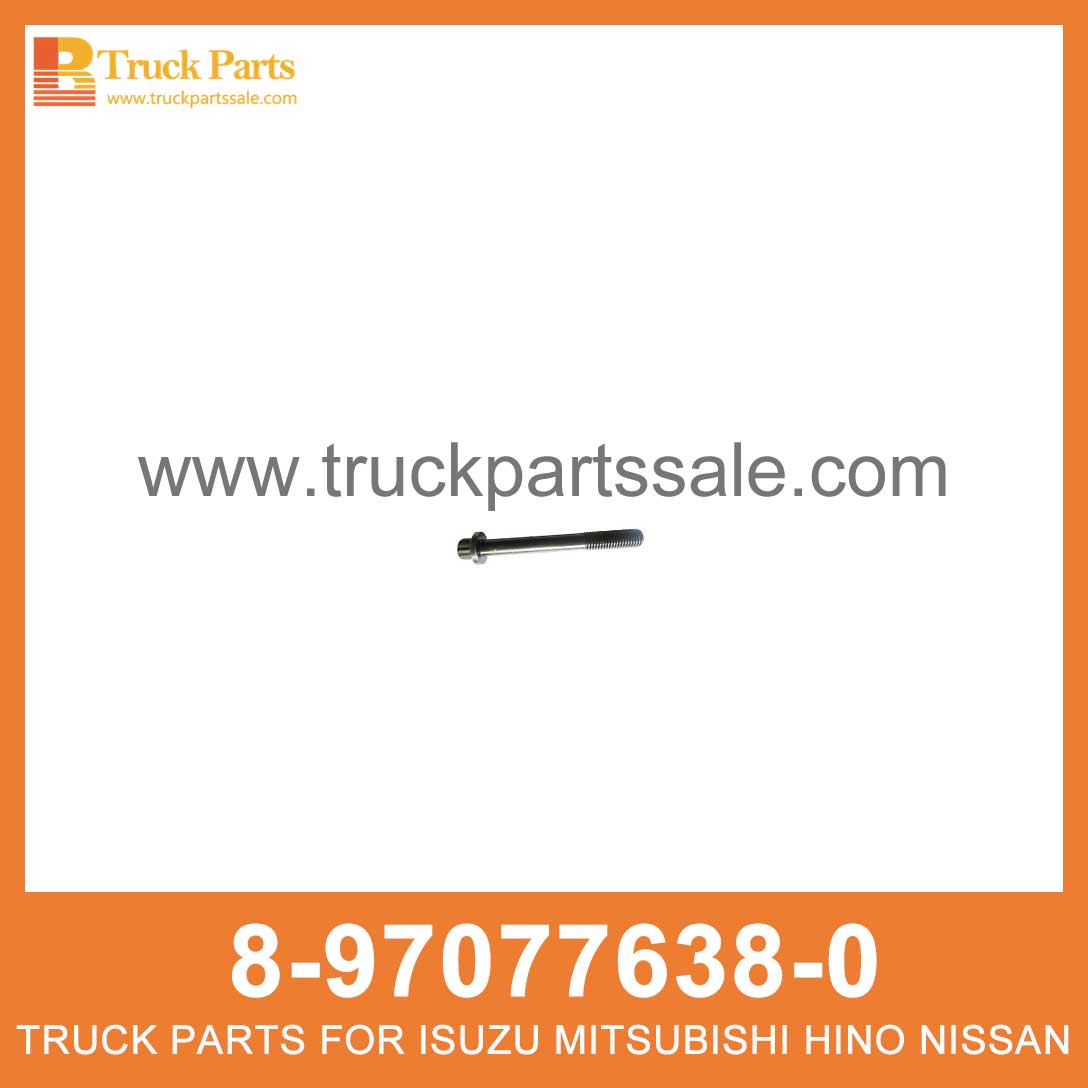BOLT CYL HD TO BLOCK 8-97077638-0 8970776380 8-97077-638-0 for ISUZU 4HK1 Bolt Cyl HD para bloquear Cyl HD