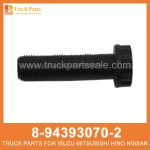 BOLT FLYWHEEL 8-94393070-2 8943930702 8-94393-070-2 for ISUZU FVZ34 6HK1 Volante