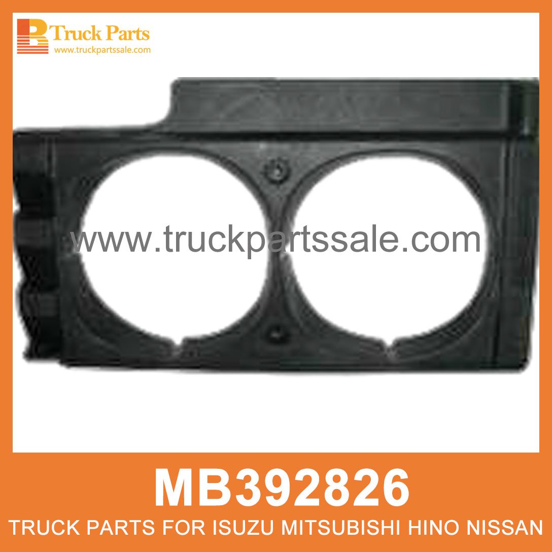 Bezel Right Round Head Lamp MB392826 for Mitsubishi truck L??mpara de cabeza redonda de bisel
