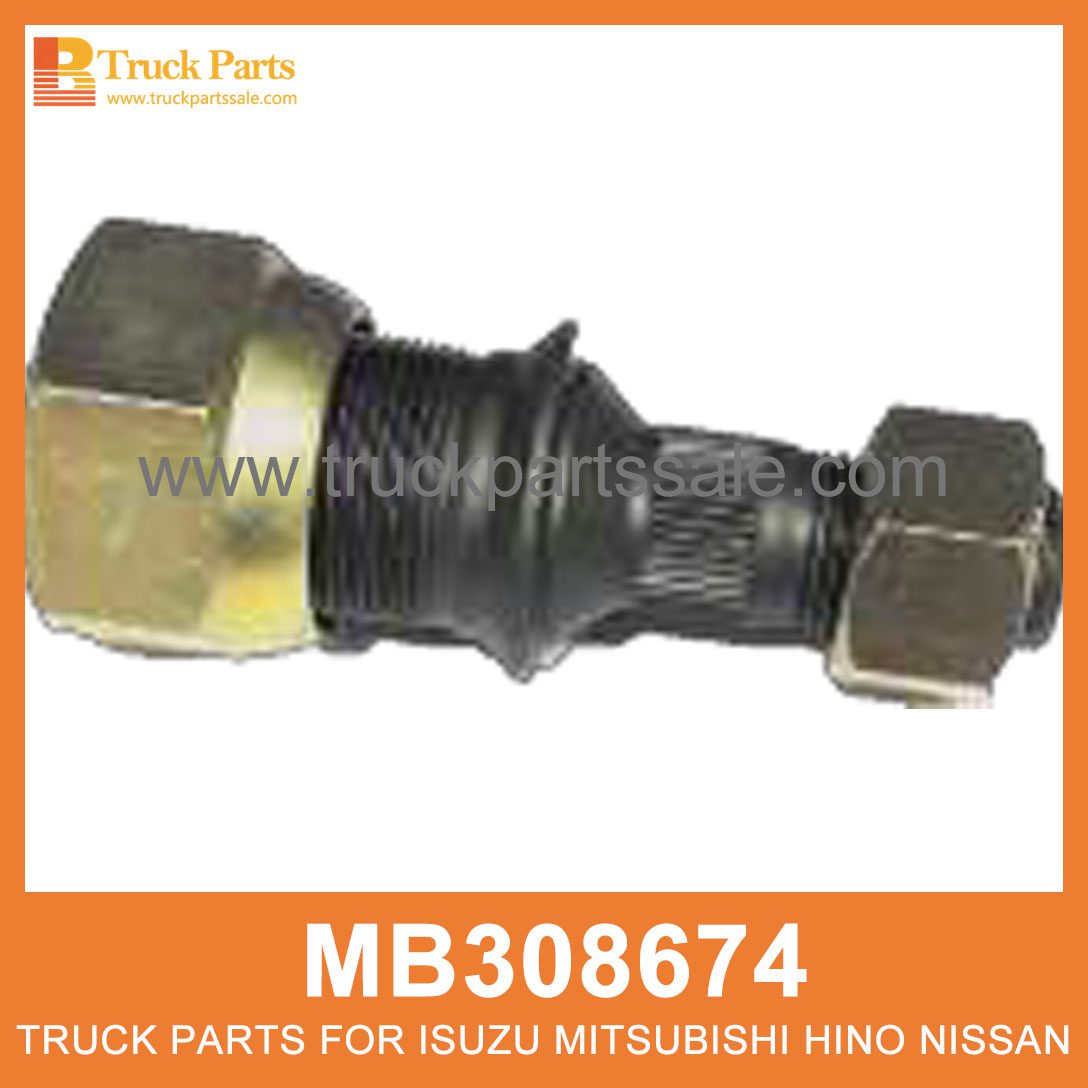 Bolt Nut Left Front Hub MB308674 for Mitsubishi truck Tuerca del perno Cuerto delantero izquierdo