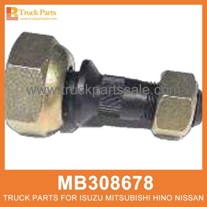 Bolt Nut Left Front Hub MB308678 for Mitsubishi truck Tuerca del perno Cuerto delantero izquierdo