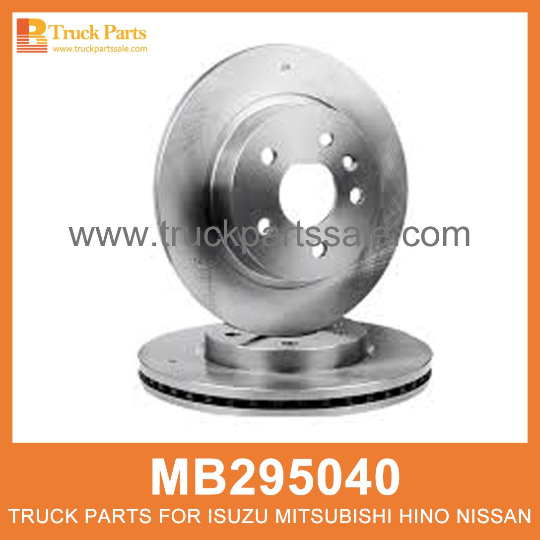 Brake Disc Rotor 5 Holes MB295040 MB295970 for Mitsubishi truck Rotor de disco de freno