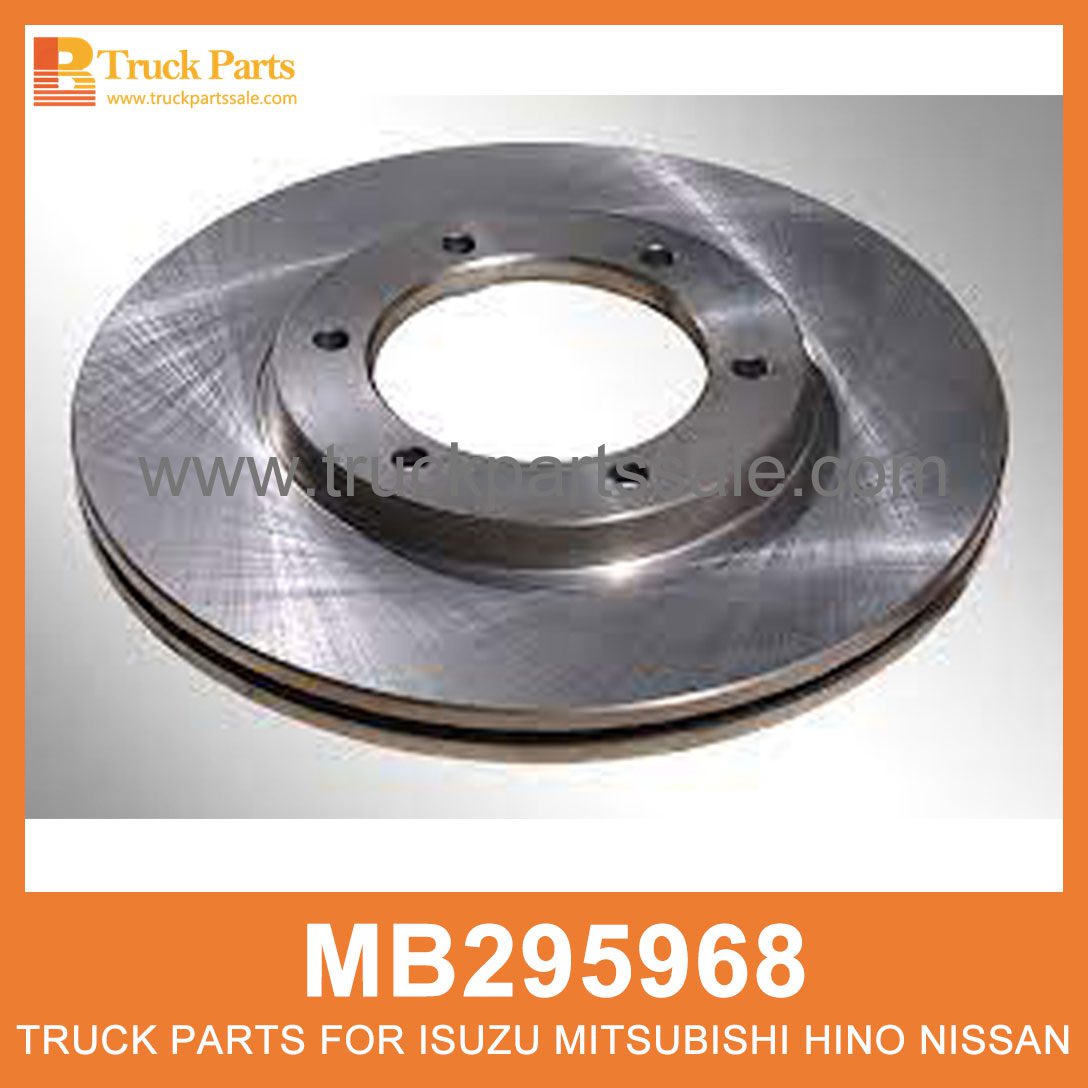 Brake Disc Rotor 6 Holes MB295968 for Mitsubishi truck Rotor de disco de freno