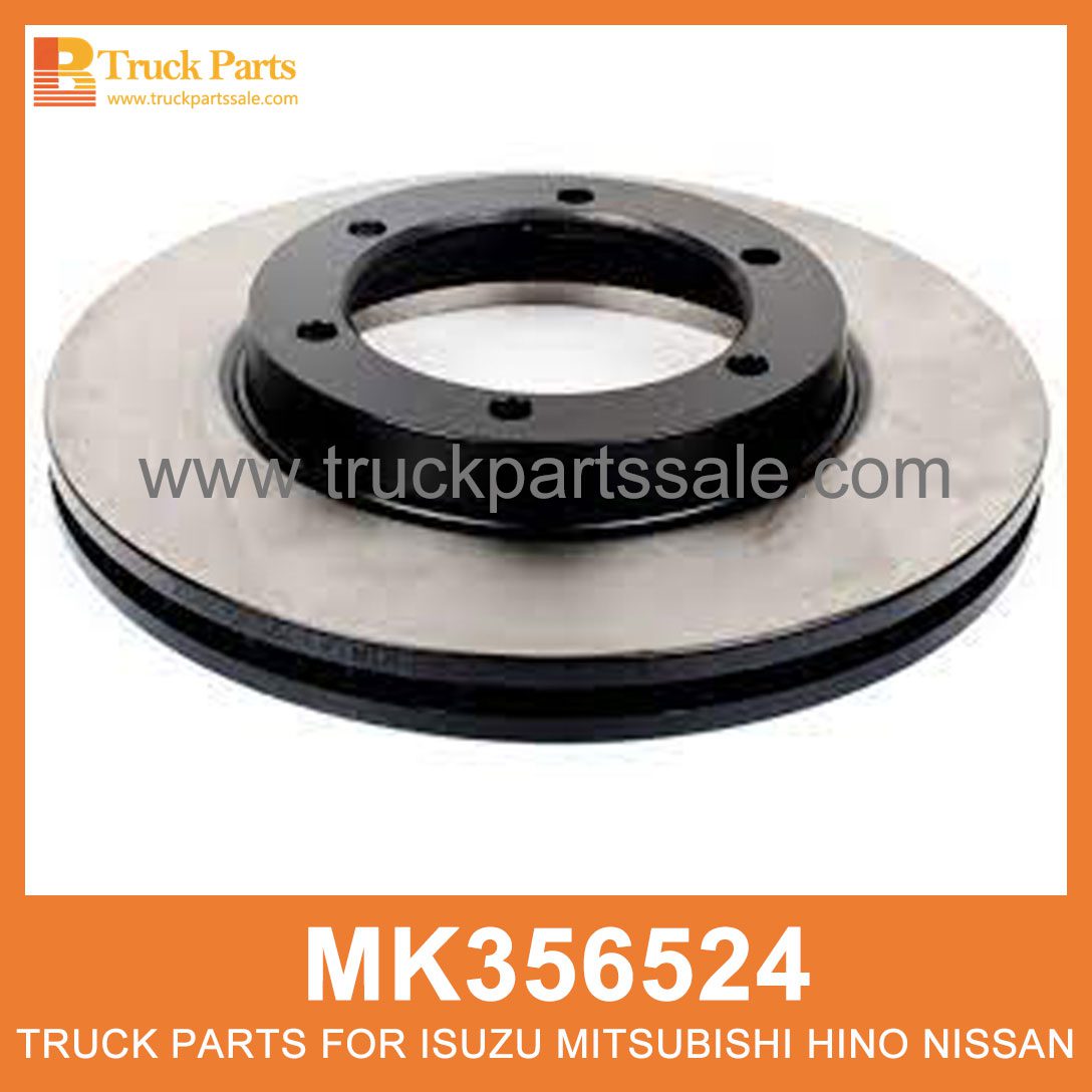 Brake Disc Rotor 6 Holes MK356524 for Mitsubishi truck Rotor de disco de freno