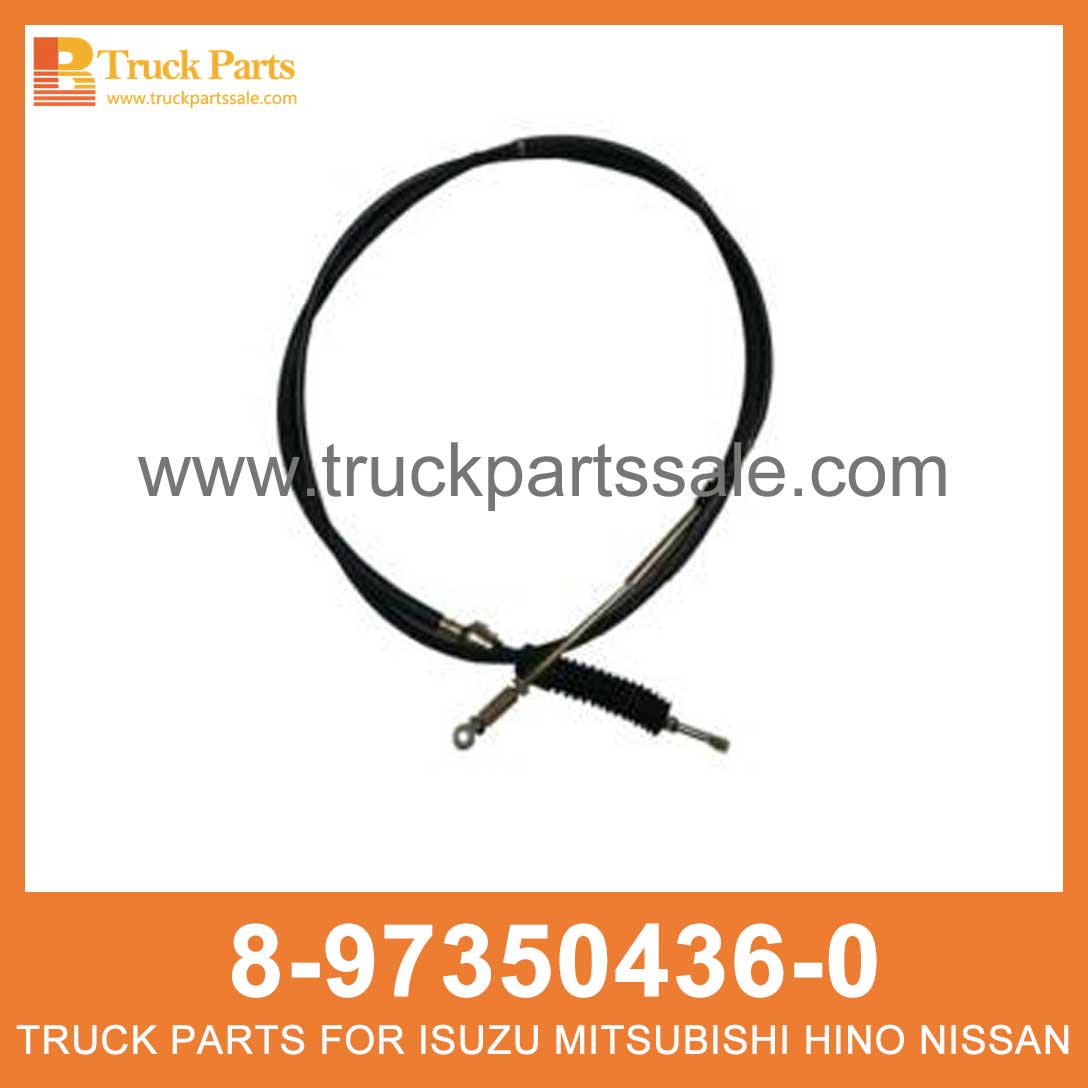 CABLE 8-97350436-0 8973504360 8-97350-436-0 for ISUZU NPR 4HG1 MYY6P MYY5T CABLE