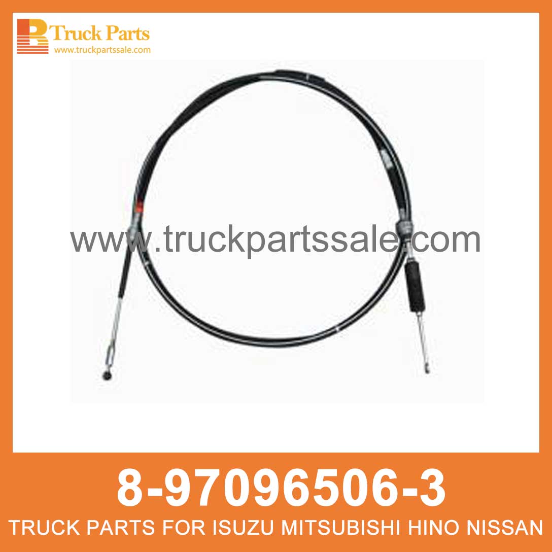 CABLE SELECT TRANS CONT 8-97096506-3 8970965063 8-97096-506-3 for ISUZU MXA5R Cable seleccionar trans