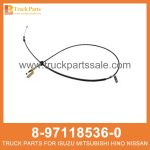CABLE SELECT TRANS CONT 8-97118536-0 8971185360 8-97118-536-0 for ISUZU NPR66 4HF1 Cable seleccionar trans