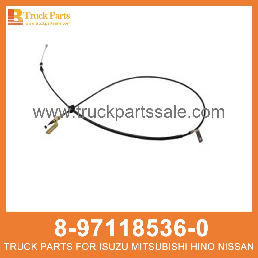 CABLE SELECT TRANS CONT 8-97118536-0 8971185360 8-97118-536-0 for ISUZU NPR66 4HF1 Cable seleccionar trans