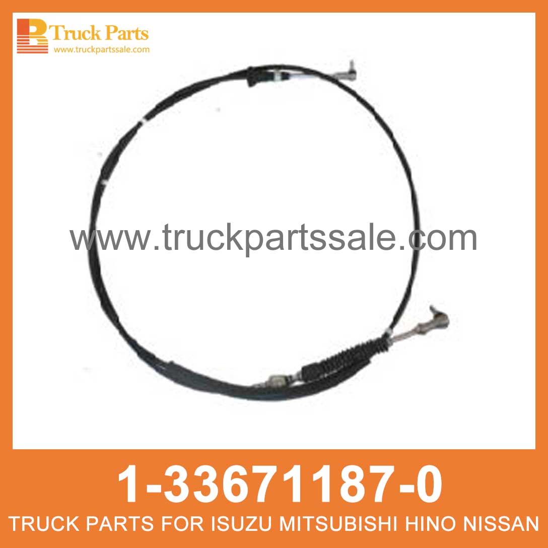 CABLE SHIFT TRANS 1-33671187-0 1336711870 1-33671-187-0 for ISUZU FVR 6SD1T Transformaci??n de cable trans