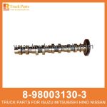 CAMSHAFT EXH 8-98003130-3 8980031303 8-98003-130-3 for ISUZU 4JJ1 Exposici??n del ??rbol de levas Exh