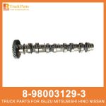 CAMSHAFT INL 8-98003129-3 8980031293 8-98003-129-3 for ISUZU 4JJ1 ??rbol de levas INL Inl