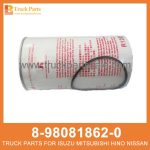 CARTRIDGE KIT FUEL FILTER 8-98081862-0 8-97605118-0 8980818620 8976051180 8-98081-862-0 8-97605-118-0 for ISUZU CYZ51 6WF1 Filtro de combustible del kit de cartucho