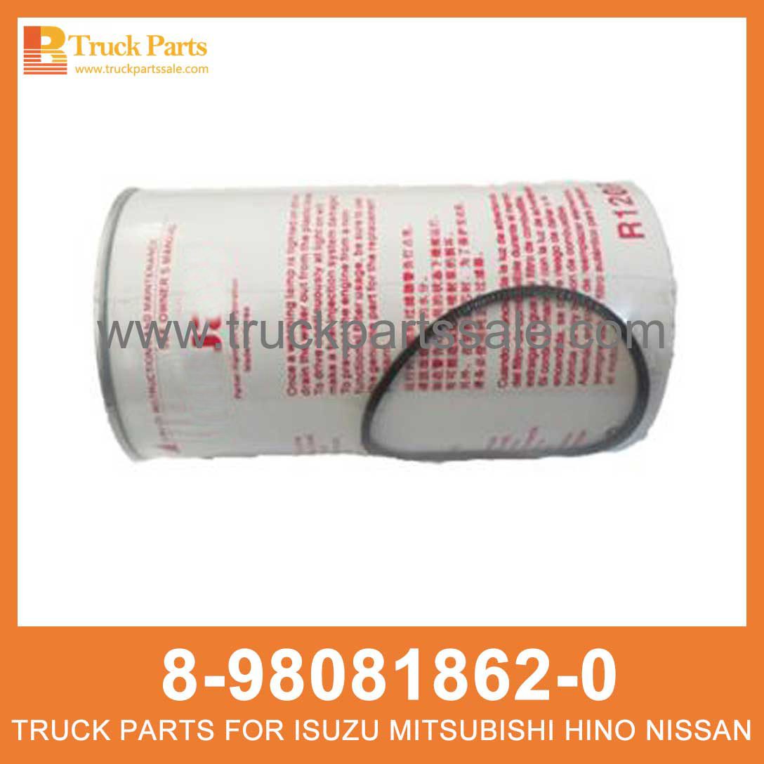 CARTRIDGE KIT FUEL FILTER 8-98081862-0 8-97605118-0 8980818620 8976051180 8-98081-862-0 8-97605-118-0 for ISUZU CYZ51 6WF1 Filtro de combustible del kit de cartucho