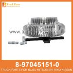 CLUTCH COOLING FAN 8-97045151-0 8970451510 8-97045-151-0 for ISUZU 4BD1 4BD2 Ventilador de enfriamiento del embrague