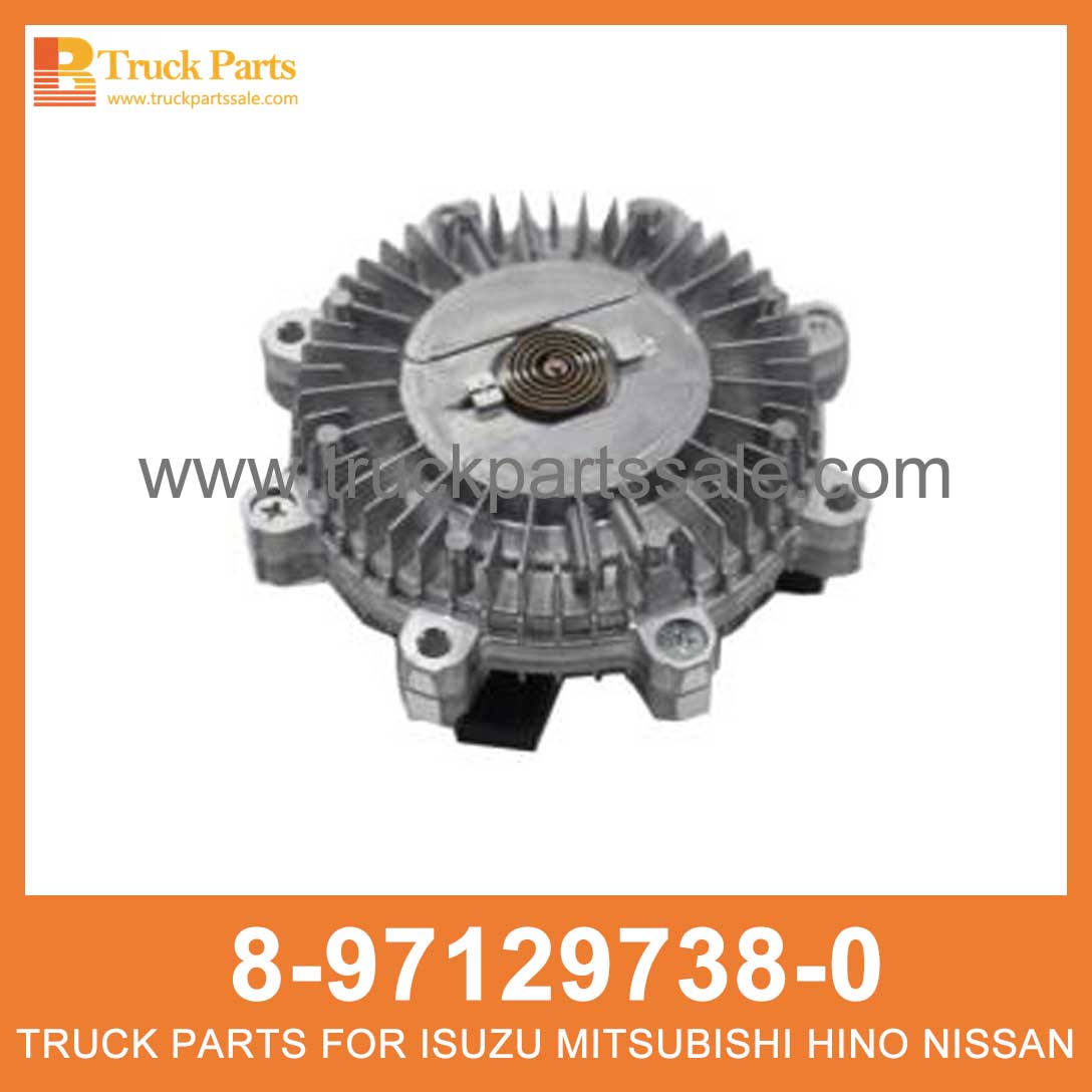 CLUTCH COOLING FAN 8-97129738-0 8971297380 8-97129-738-0 for ISUZU NQR66 4HF1 Ventilador de enfriamiento del embrague