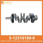 CRANKSHAFT 5-12310189-0 5123101890 5-12310-189-0 for ISUZU 4BD1 4BD2 CIG??E AL