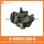 CYLINDER WHEEL FRT 8-98081290-0 8980812900 8-98081-290-0 for ISUZU NPR NQR 4HK1 Rueda de cilindro FRT frt