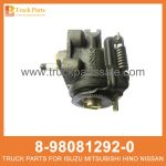 CYLINDER WHEEL FRT 8-98081292-0 8980812920 8-98081-292-0 for ISUZU NPR NQR 4HK1 Rueda de cilindro FRT frt