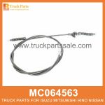 Cable Accelerator LHD with Adjuster 1735mm MC064563 for Mitsubishi truck Acelerador de cable LHD con ajustador LHD