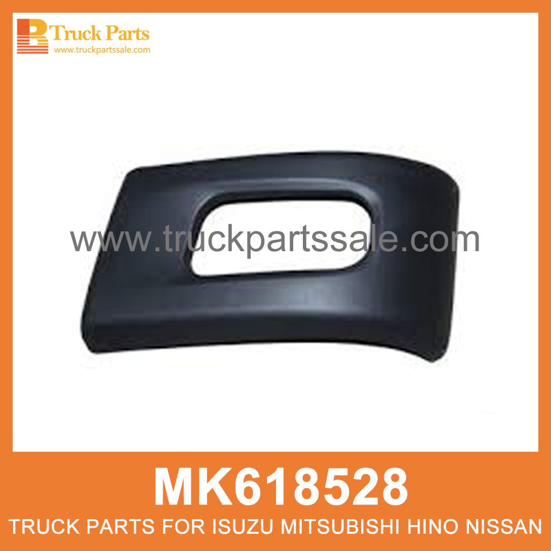 Corner Right Front Bumper with Fog Lamp hole MK618528 for Mitsubishi truck Corner parachoques delantero derecho con orificio de la l??mpara de niebla