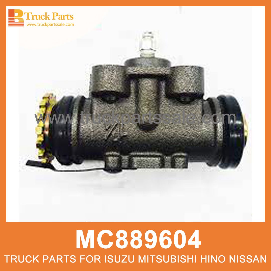 Cylinder Left Rear Wheel with Bleeding Screw MC889604 for Mitsubishi truck Rueda trasera izquierda del cilindro con tornillo de sangrado