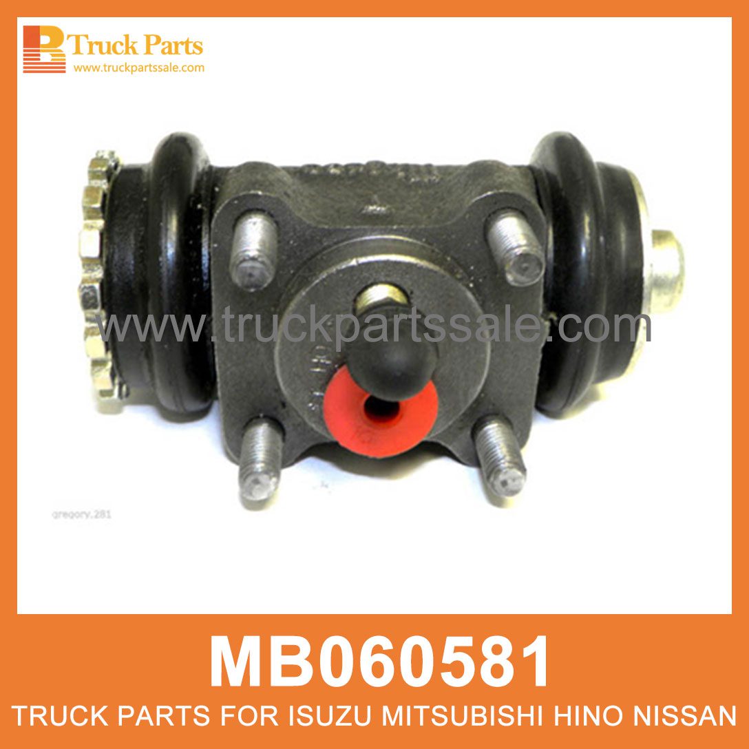 Cylinder Left Rear Wheel without Bleeding Screw MB060581 for Mitsubishi truck Rueda trasera izquierda del cilindro sin tornillo de sangrado