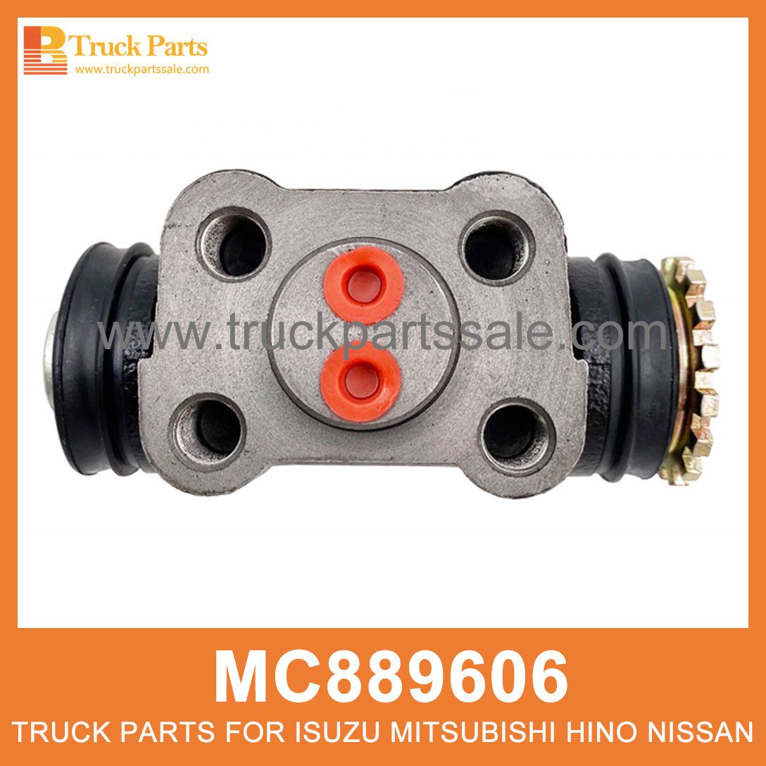 Cylinder Left Rear Wheel without Bleeding Screw MC889606 for Mitsubishi truck Rueda trasera izquierda del cilindro sin tornillo de sangrado