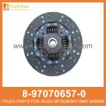 DISC CLUTCH 8-97070657-0 5-87610108-0 8970706570 5876101080 8-97070-657-0 5-87610-108-0 for ISUZU NHR NKR 4J Embrague