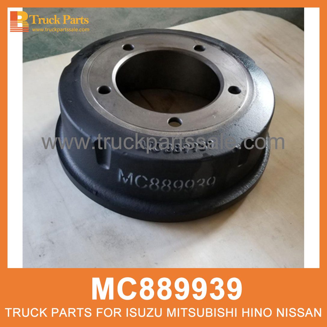 Drum Brake Front Rear 5 Bolt Type using 110mm liner MC889939 for Mitsubishi truck Freno de tambor trasero trasero