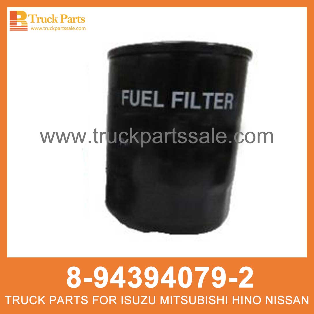 ELEMENT FUEL FILTER 8-94394079-2 1-87610054-1 8943940792 1876100541 8-94394-079-2 1-87610-054-1 for ISUZU FSR12 6BG1 Filtro de combustible de elementos
