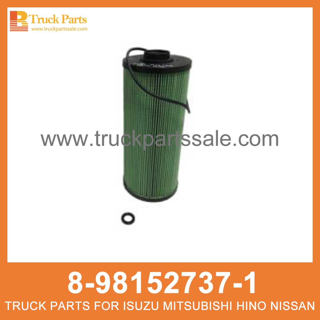 ELEMENT FUEL FILTER 8-98152737-1 5-87611004-0 8981527371 5876110040 8-98152-737-1 5-87611-004-0 for ISUZU 4HK1 6HK1 Filtro de combustible de elementos