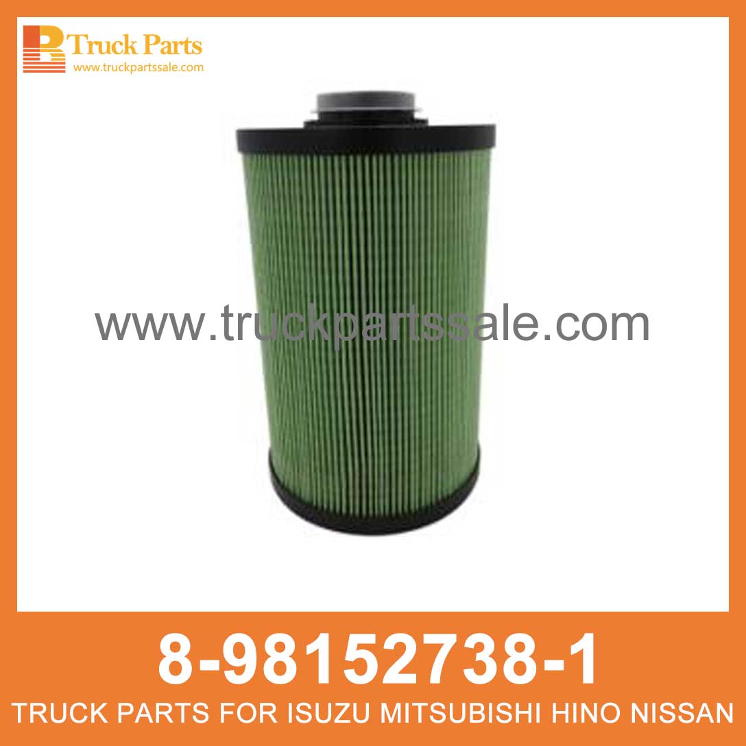 ELEMENT FUEL FILTER 8-98152738-1 5-87611005-0 8981527381 5876110050 8-98152-738-1 5-87611-005-0 for ISUZU 6HK1 4HK1 Filtro de combustible de elementos