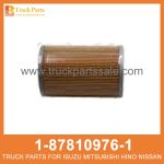 ELEMENT KIT FUEL FILTER 1-87810976-1 8-98174903-0 1878109761 8981749030 1-87810-976-1 8-98174-903-0 for ISUZU CYZ51 6WF1 Filtro de combustible del kit de elementos