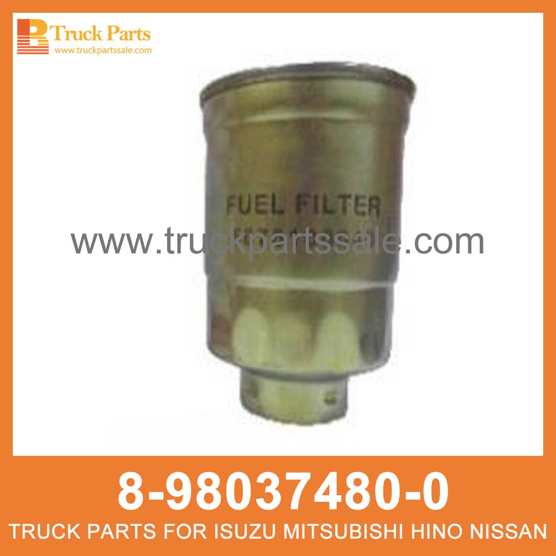 ELEMENT KIT FUEL FILTER 8-98037480-0 5-87610094-0 8980374800 5876100940 8-98037-480-0 5-87610-094-0 for ISUZU NKR77 4JH1 Filtro de combustible del kit de elementos