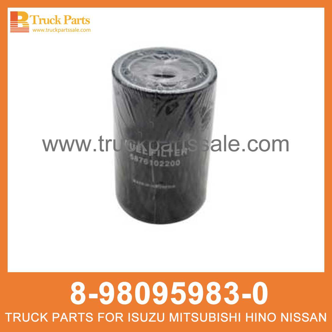 ELEMENT KIT FUEL FILTER 8-98095983-0 5-87610220-0 8980959830 5876102200 8-98095-983-0 5-87610-220-0 for ISUZU NPR75 4HK1 Filtro de combustible del kit de elementos