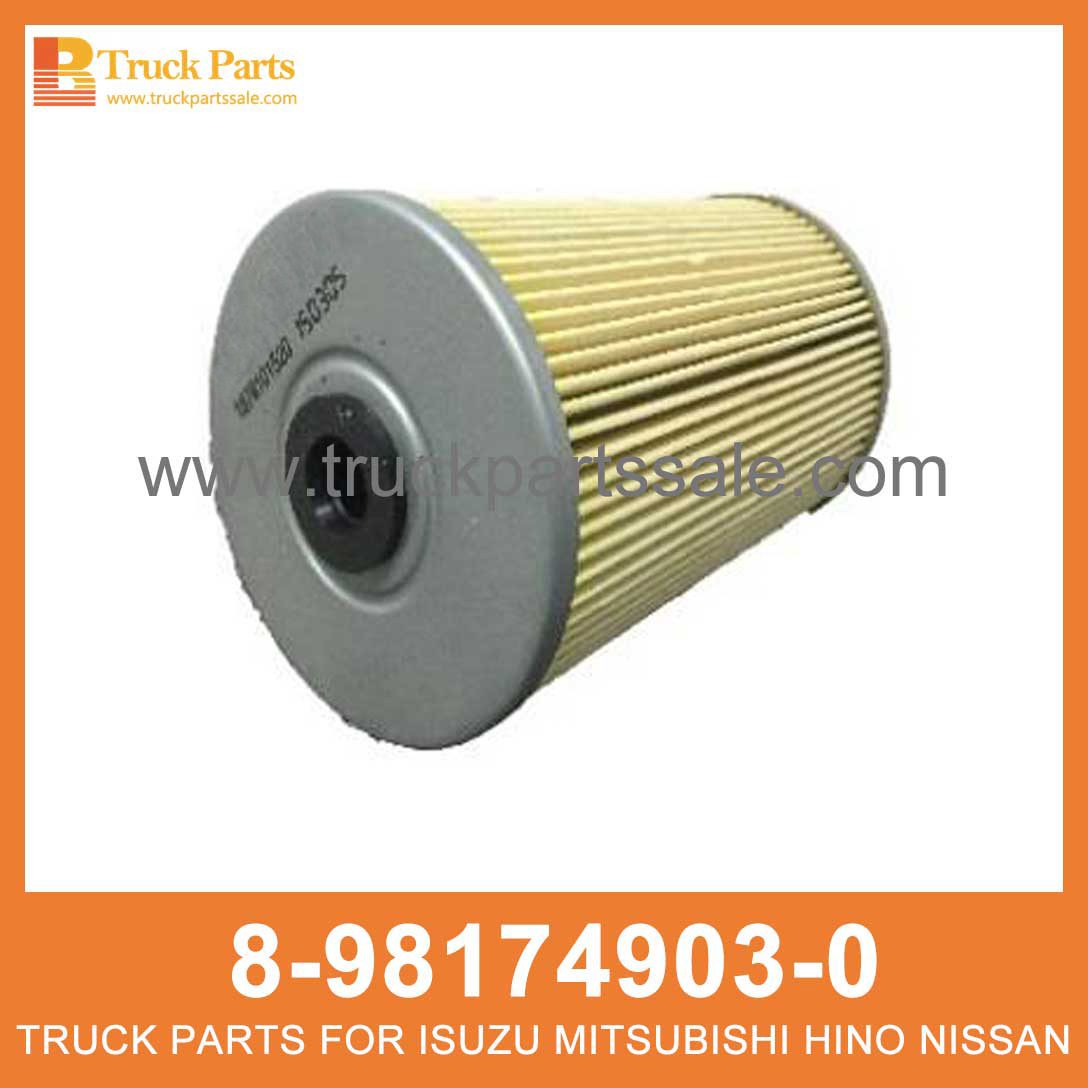 ELEMENT KIT FUEL FILTER 8-98174903-0 1-87610152-0 8981749030 1876101520 8-98174-903-0 1-87610-152-0 for ISUZU NKR77 4JH1 Filtro de combustible del kit de elementos